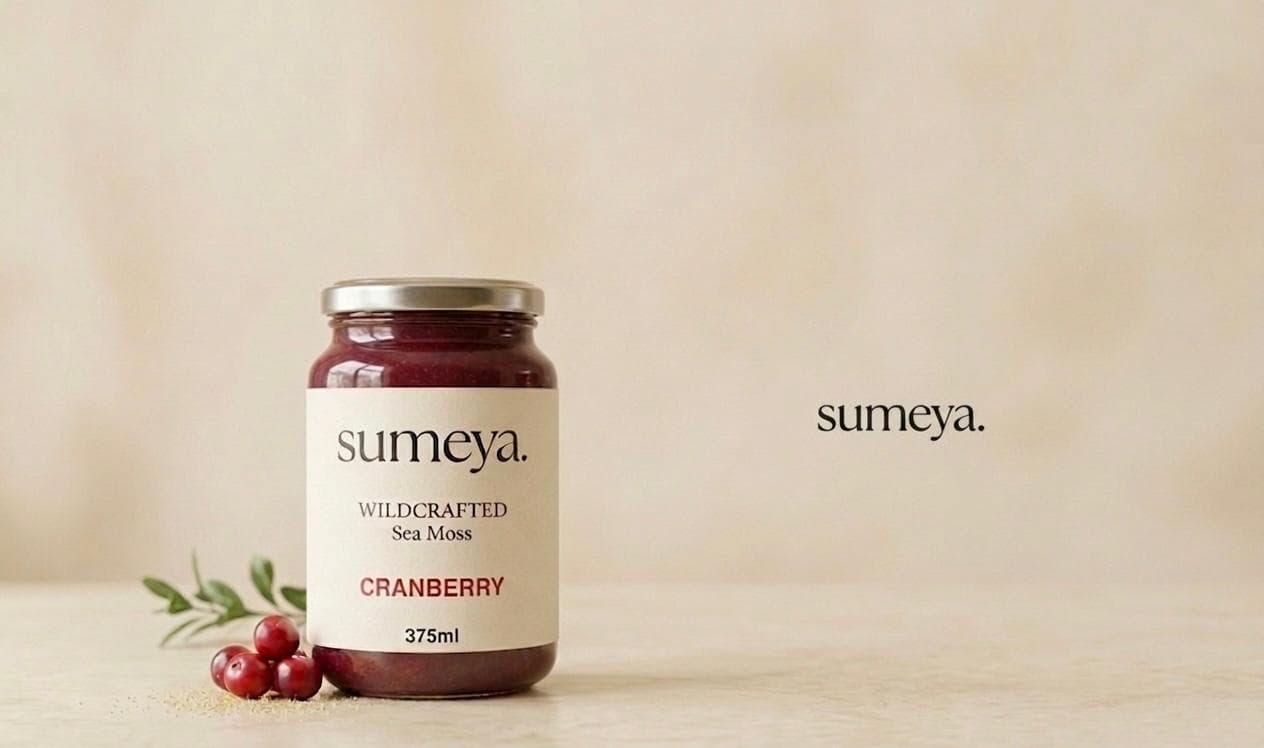 Sumeya Cranberry Wildcrafted Sea Moss Gel